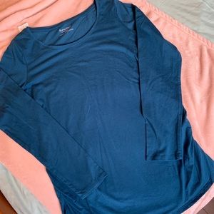 Teal Maternity Long sleeve shirt